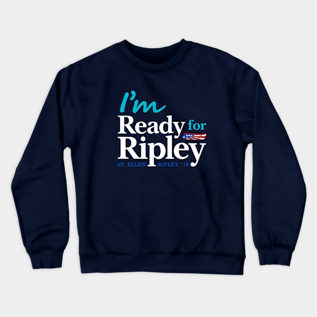 Ready for Ripley for Navy Blue Crewneck Sweatshirt by Ekliptik